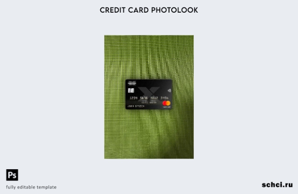цифровая загрузка Великобритания Галифакс банк Mastercard фотовид переднего шабл